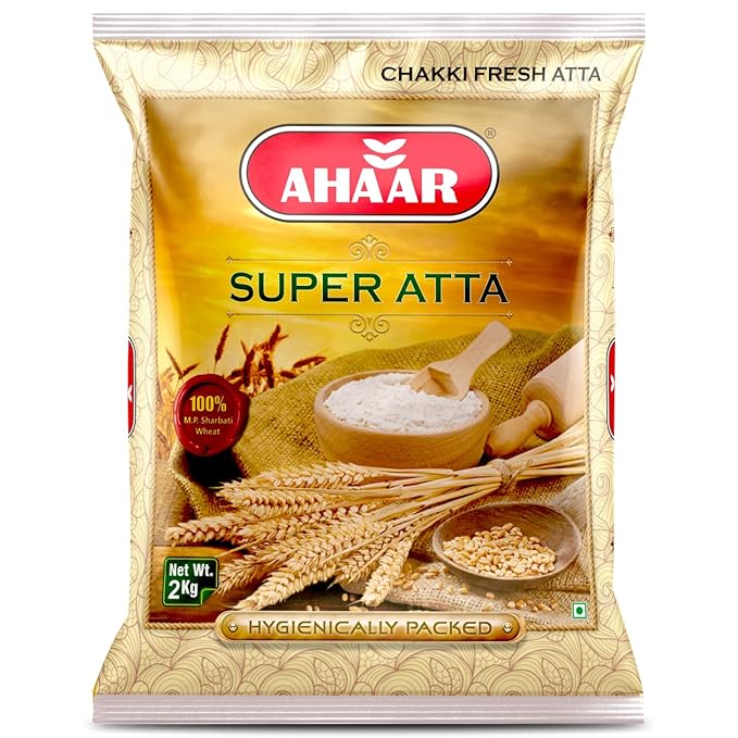 AHAAR Super Atta | MP Sharbati Wheat Flour 10 * 10